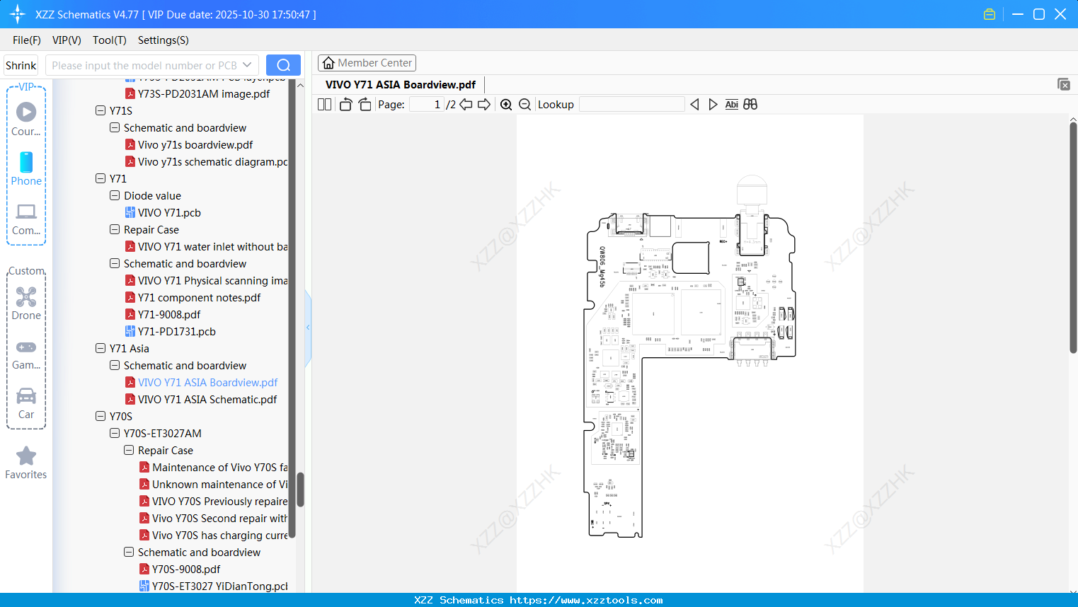 VIVO Y71 ASIA Boardview